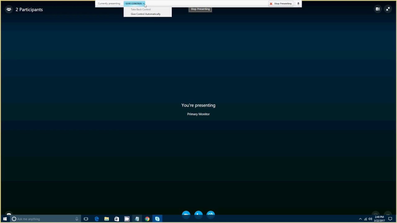 skype for business meeting mac screen share