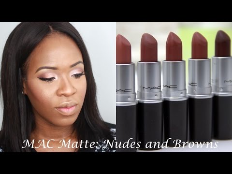 best mac matte lipsticks for dark skin